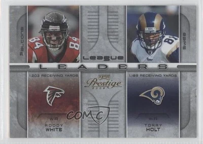 2008 Prestige League Leaders Foil /100 Roddy White Torry Holt #LL-15 - Image 1 of 2
