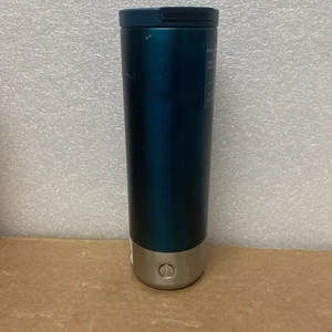 Taza de viaje Starbucks 2020 azul verdoso fondo plateado vaso de acero inoxidable 20 oz - Imagen 1 de 10