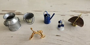 Miniatur Metall Dekor Stücke.  6er Set - Bild 1 von 4