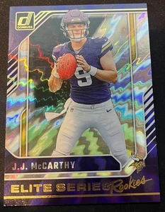 2024 Panini Donruss - Elite Series Rookies J.J. McCarthy #4 (RC) - Bild 1 von 2