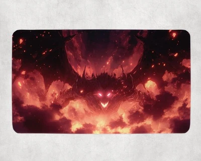 Alfombra de juego Fearsome Anime Demon Magic The Gathering Infernal Evil Foto 1 de 4