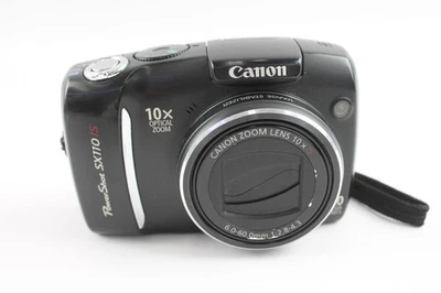 Canon PowerShot SX110 IS, Digital Compact Camera Working w/ 10x IS Zoom Lens  - Image 1 of 4