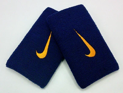 Pulseras Nike Tennis Premier Doble Anchas Adulto Binario Azul/Naranja Láser Foto 1 de 3