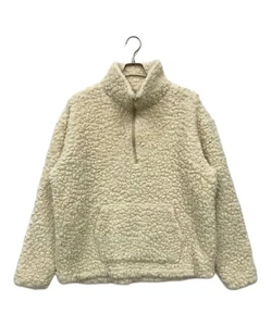 ERL Half-Zip Fleece Jacket Size: L Ivory Men ERL05-T022-T030 - Picture 1 of 5