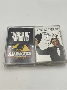 (2) Weird Al Yankovic Cassette Tape Lot, Bad Hair Day,  Alapalooza - Picture 1 of 4