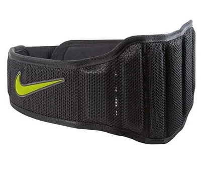 Cinturón de Entrenamiento Estructurado Nike 2.0 Talla Mediana, Negro/Voltio Foto 1 de 4