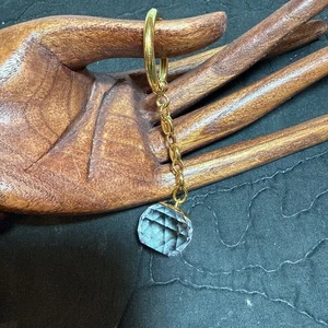 Swedish Crystal Key Ring Faceted Ball Disco Ball Keychain Royal Caribbean WOWEE - Bild 1 von 7