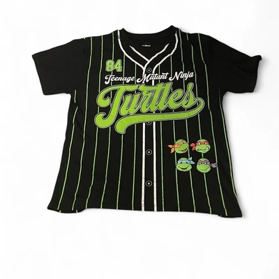 Camiseta de béisbol Teenage Mutant Ninja Turtles para niños talla mediana Foto 1 de 3