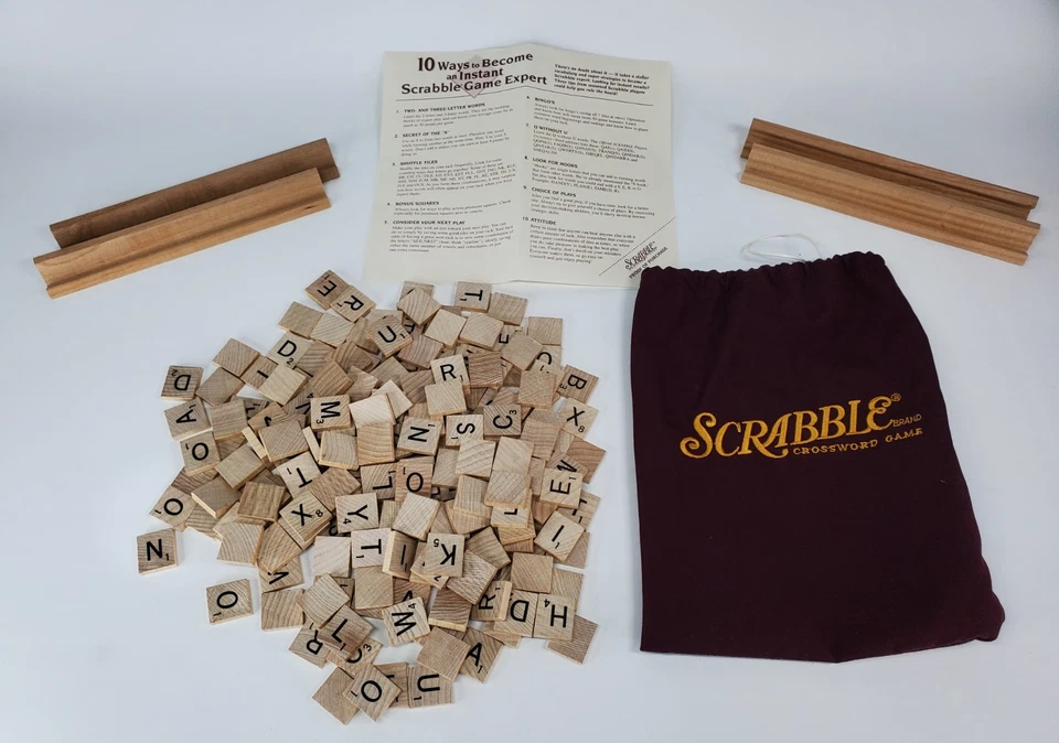 SUPER SCRABBLE 2004 Hasbro Winning Moves Board Game*PARTS* - Image 1 of 4