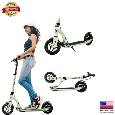 Scooter Aero Kick Plegable con Neumáticos y Altura Ajustable para Todas las Edades Foto 1 de 4