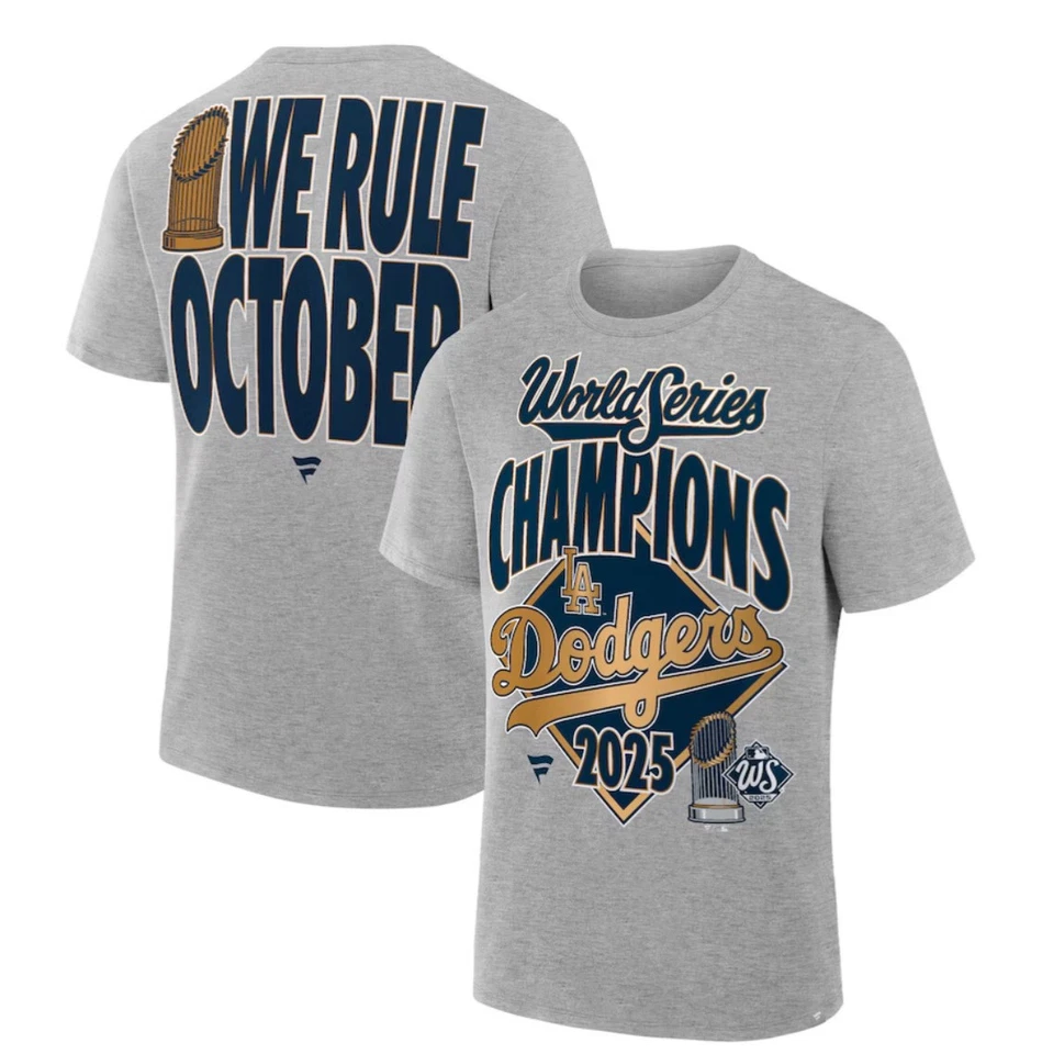 Dodger championship 2025 World Series unisex sizes 100% silk screen - Image 1 of 1