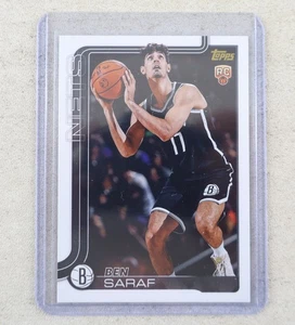 2025-26 Topps Baloncesto Ben Saraf RC Espejo Dorado SSP Brooklyn Nets #226 - Imagen 1 de 2