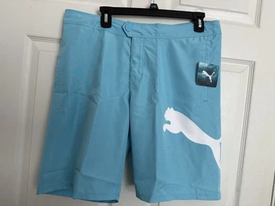 PUMA HOMBRE TABLA CORTA COLOR AZUL AGUA TALLA 34 CORDÓN INTERIOR AJUSTABLE NUEVO CON ETIQUETAS Foto 1 de 4