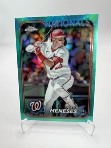 Joey Meneses 2024 Topps Chrome Green Washington Nationals #242 /199 NM/MT! - Bild 1 von 2