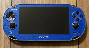 PS Vita 3G/Wi-Fi azul zafiro PCH-1100 probado, problema de palo analógico - Imagen 1 de 10