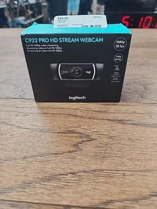 LOGITECH C922 PRO HD STREAM WEBCAM FULL HD 1080P STREAMING VIDÉO 960-001087 - Photo 1/7