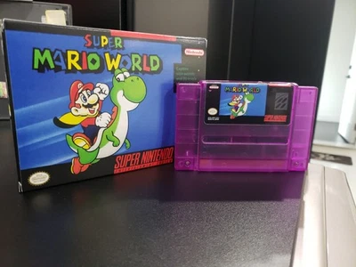 Super Nintendo Flash SNES Cart Everdrive Rom Hacks Mario World Metroid X Zelda  - Image 1 of 4