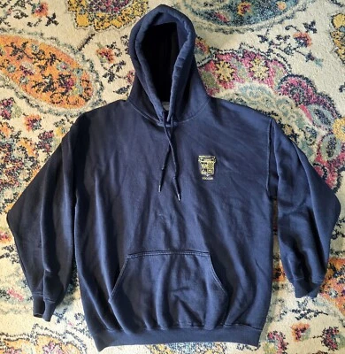 Sudadera con Capucha Gildan Vintage AMDG Marquette Fútbol MUHS Escudo Logo Talla L Foto 1 de 4