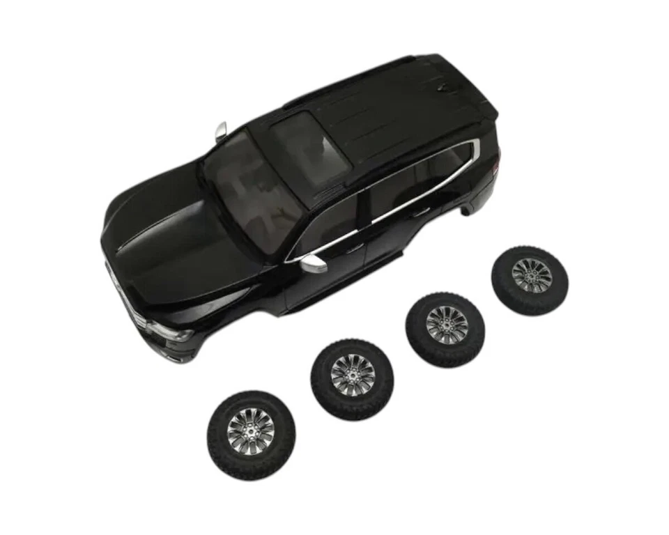 Kyosho Toyota Land Cruiser 300 Karosserie schwarz mit Reifen für Mini-Z 4X4  ... - Bild 1 von 1