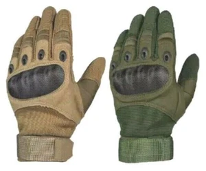 Jagd/Sport Hartknöchel Antirutsch Kohlefaser Touchscreen Taktische Handschuhe - Bild 1 von 15