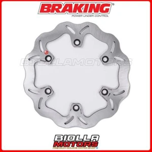 WF8117 DISCO FRENO ANTERIORE SX BRAKING HONDA SW-T 400cc 2009-2014 WAVE FISSO - Imagen 1 de 5