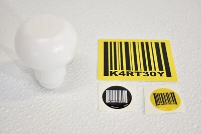 Pomo de cambio Kartboy 5 velocidades BLANCO para modelos Subaru Impreza Wrx Forester Foto 1 de 4