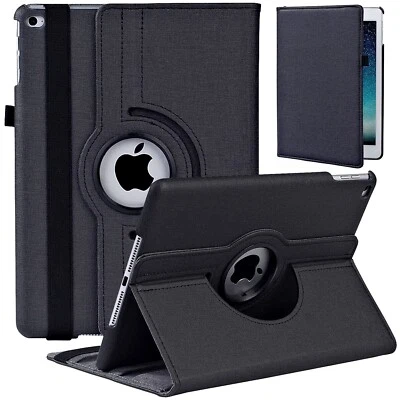 iPad Rotating Case Fabric 360 For iPad Mini 4 5 6 7 Pro 9.7 12.9 Air 11 13 M2 M3 - Image 1 of 4