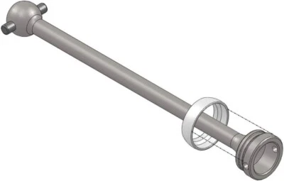 MIP 08113 C-CVD Bone: Traxxas 1/10 Slash 2wd, Nitro Rustler, Nitro Stampede - Image 1 of 2