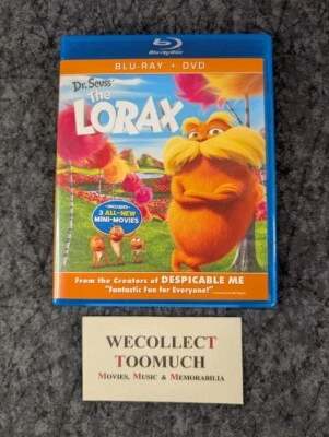 The Lorax 2012 Blu-Ray DVD Universal 2 Disc Widescreen Combo Taylor Swift * - Image 1 of 4