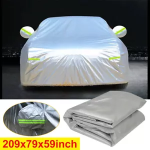 XXL Full Car Cover All Weather Rain Snow Waterproof UV Dust Resistant Protection - Picture 1 of 12