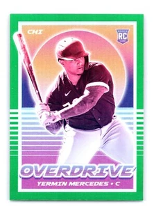 Panini Chronicles Overdrive #8 2021 Yermin Mercedes novato verde Prizm 21/75 - - Imagen 1 de 2