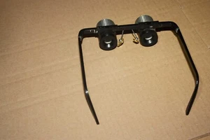 Alte Lupenbrille ROW no Rathenow Vergrößerungsbrille Lupe mit tasche - Picture 1 of 22