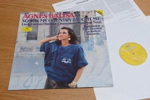 Agnes Baltsa ‎ Songs My Country Taught Me LP DGG 419 236-1 - Picture 1 of 6