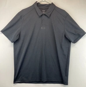 Oakley Polo Shirt - Mens Size XL - Black - Breathable - Athleticwear (2872) - Picture 1 of 11