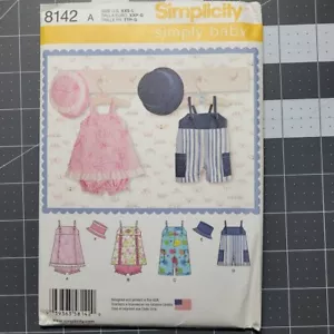 Simplicity S8142 Size A (XXS-L) Romper sets - Picture 1 of 2