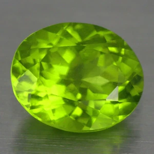 2.61_cts EXCLUSIVE UNHEATED OVAL 100% NATURAL GREEN PERIDOT_PAKISTAN - Picture 1 of 4