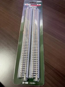 20 Packungen KATO 20-000 Spur N Unitrack gerade (4 Stück) 248 mm 9 3/4" S248 J - Bild 1 von 6