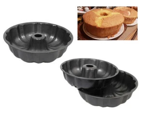 Round Ring Bundt Cake Baking Tin Mould 24 cm - Picture 1 of 1
