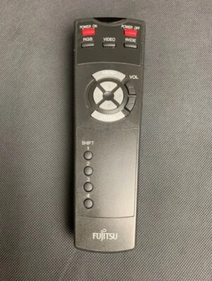 Fujitsu Black Projector Remote Control Model P-42RM07-H - Image 1 of 3