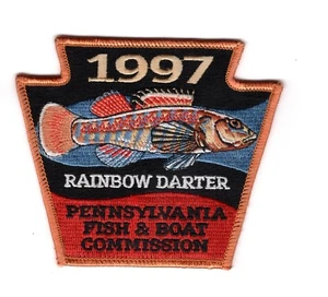 Parche Darter Pennsylvania Fish & Boat Commission 1997 parche de ciervo Michigan - Imagen 1 de 1