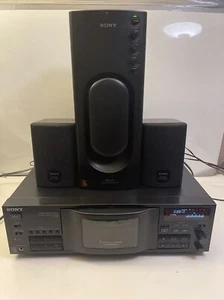 Sony TC-C5 HX-PRO 5 Kassettenkarussell Teile oder Reparatur/Funktionierend Sony Spkrs N Fernbedienung - Bild 1 von 12