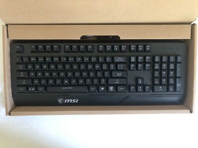 MSI Vigor GK20 Gaming Keyboard Wired NIB New in Box - Image 1 of 4