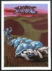 MINT & SIGNED Moe 2006 Summer Tour EMEK Silkscreen NIGHT VARIANT Poster 12/20 - Picture 1 of 1