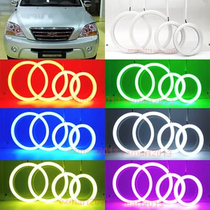 cotton RGB halo ring for Kia Sorento 07-2009 headlight angel eye LED DRL BT APP - Bild 1 von 16