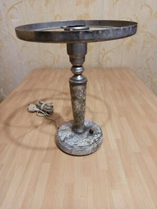 Vintage classic soviet table marble lamp  . original. USSR 1958 - Picture 1 of 12