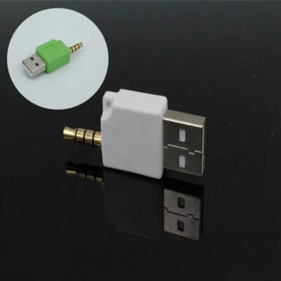 To USB 2.0 Female Male AUX 3.5mm Cable Cord Audio Plug Jack Converter - Image 1 of 4