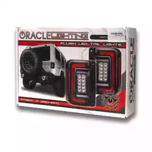 Tinted Oracle Flush Mount LED taillights for Jeep JK Wrangler. 5891-504-T - Picture 1 of 3