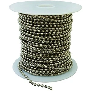 Hy-Ko #KBC198N 100' #6 Aluminum Ball Chain - Picture 1 of 1