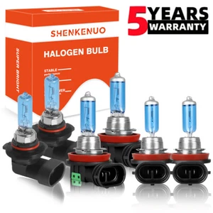 For Nissan Rogue 2008-2013 6X Halogen Headlight High Low + Fog Light Bulbs Combo - Picture 1 of 12