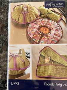 Pattern ~ POTLUCK PARTY SET ~ by Indygo Junction IJ992 - Picture 1 of 2